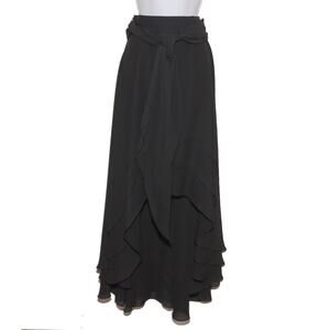Vintage Nipon Night Essentials High Low Skirt Size 8 Black